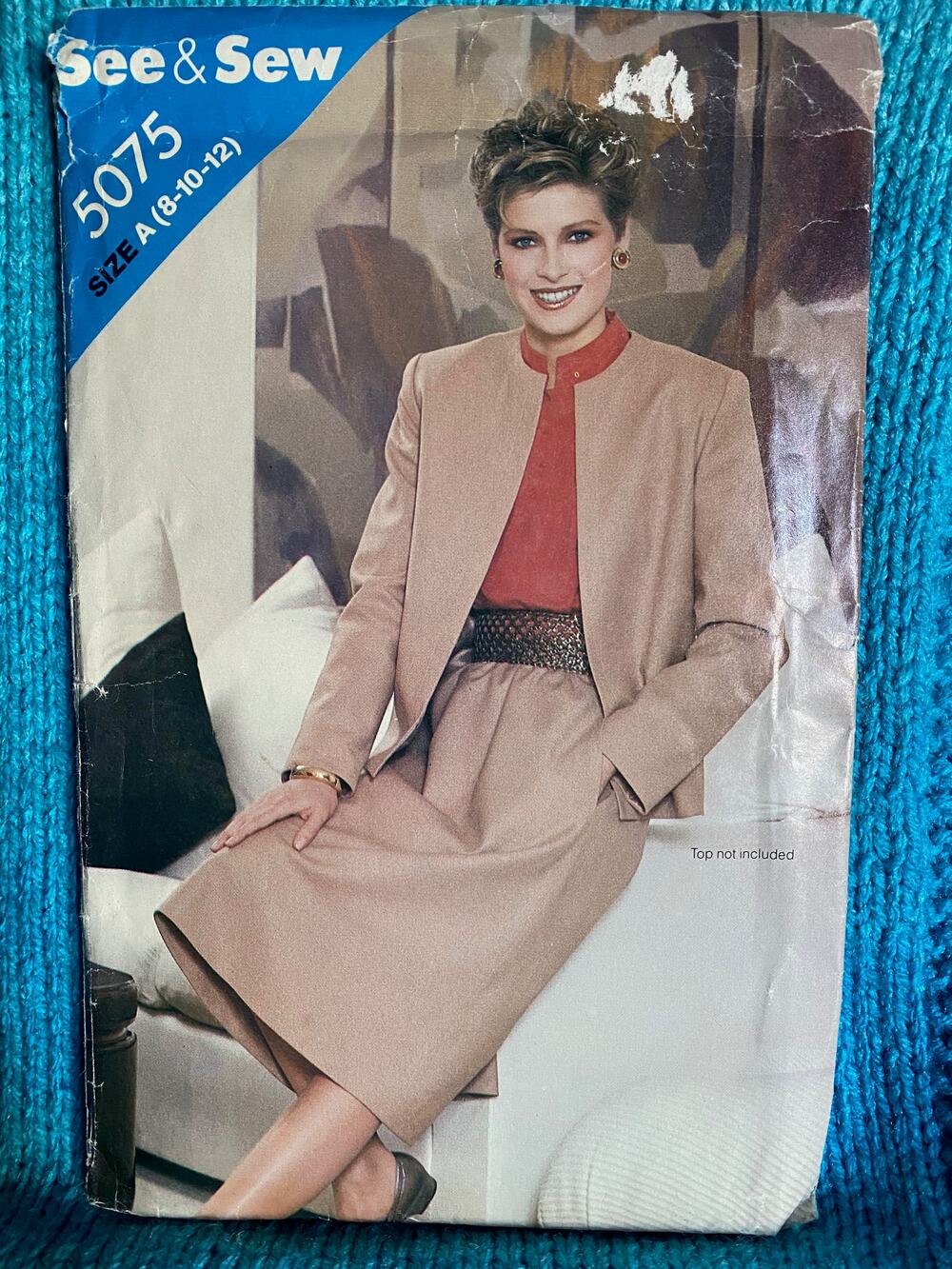 Butterick Sewing pattern 5075 Suit blazer midi skirt